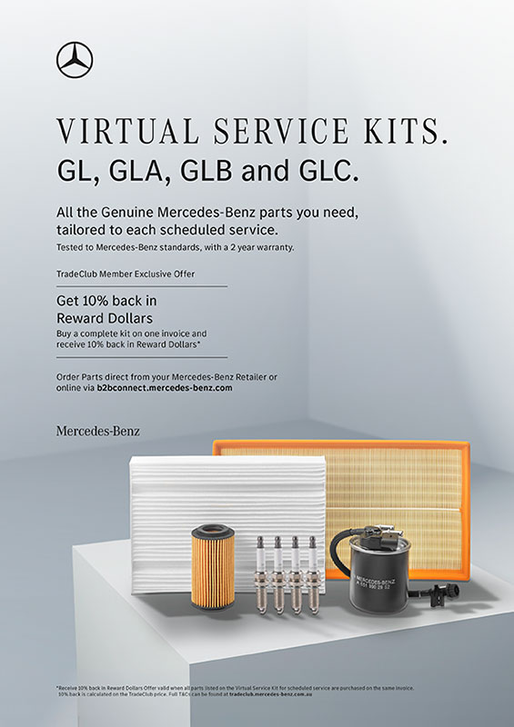 GL, GLA, GLB, GLC Virtual Service Kit